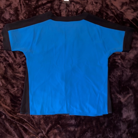 DKNY Color Block Blouse loose fit XL NWT - Picture 4 of 8